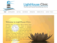 Tablet Screenshot of lighthouseclinic.com
